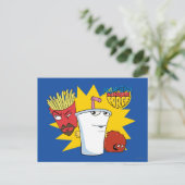 Aqua Teen Hunger Force Explosive Graphic Briefkaart (Staand voorkant)