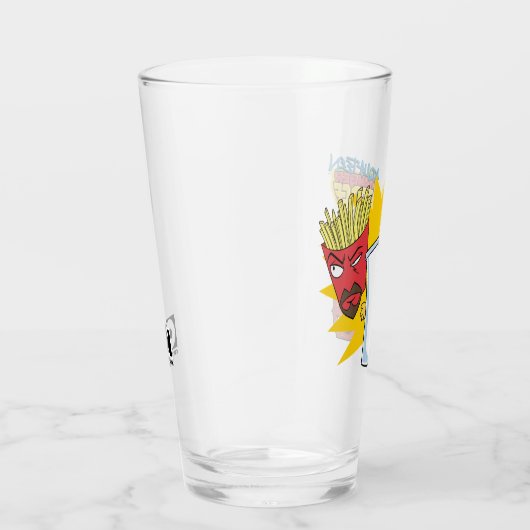 Aqua Teen Hunger Force Explosive Graphic Glas (Rechts)