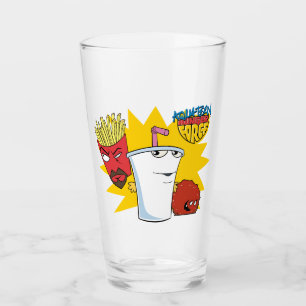 Aqua Teen Hunger Force Explosive Graphic Glas