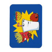 Aqua Teen Hunger Force Explosive Graphic Magneet (Verticaal)