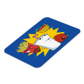 Aqua Teen Hunger Force Explosive Graphic Magneet (Linkerzijde)