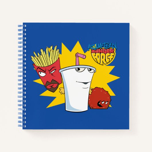 Aqua Teen Hunger Force Explosive Graphic Notitieboek (Voorkant)