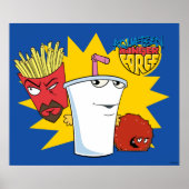 Aqua Teen Hunger Force Explosive Graphic Poster (Voorkant)
