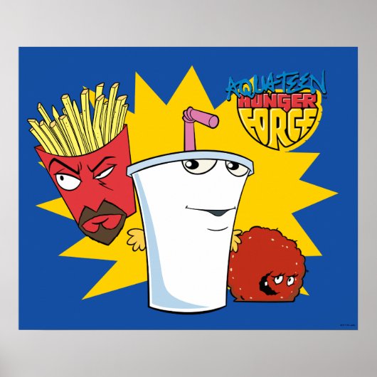 Aqua Teen Hunger Force Explosive Graphic Poster (Voorkant)