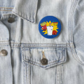 Aqua Teen Hunger Force Explosive Graphic Ronde Button 5,7 Cm (In situ)