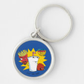 Aqua Teen Hunger Force Explosive Graphic Sleutelhanger (Voorkant)