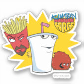 Aqua Teen Hunger Force Explosive Graphic Sticker (Voorkant)