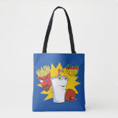 Aqua Teen Hunger Force Explosive Graphic Tote Bag (Voorkant)