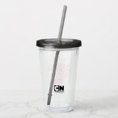 Aqua Teen Hunger Force Hieroglyphics Acryl Drinkbeker (Achterkant)