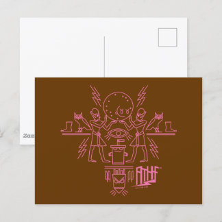 Aqua Teen Hunger Force Hieroglyphics Briefkaart