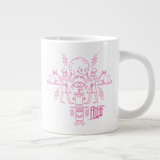 Aqua Teen Hunger Force Hieroglyphics Grote Koffiekop (Rechts)