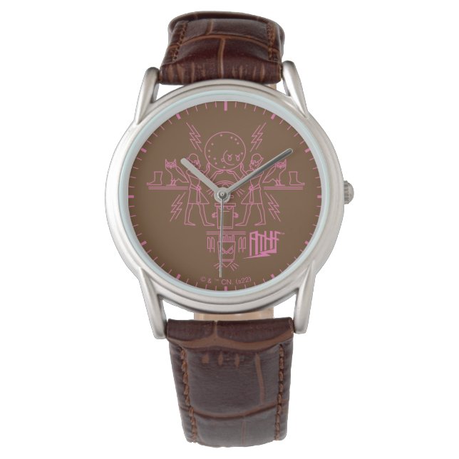 Aqua Teen Hunger Force Hieroglyphics Horloge (Voorkant)