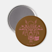 Aqua Teen Hunger Force Hieroglyphics Magneet (Voorkant / Achterkant)