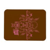 Aqua Teen Hunger Force Hieroglyphics Magneet (Horizontaal)