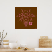 Aqua Teen Hunger Force Hieroglyphics Poster (Keuken)