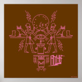 Aqua Teen Hunger Force Hieroglyphics Poster (Voorkant)