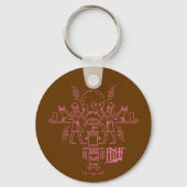 Aqua Teen Hunger Force Hieroglyphics Sleutelhanger (Voorkant)