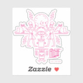 Aqua Teen Hunger Force Hieroglyphics Sticker (Vel)