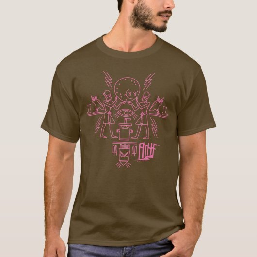 Aqua Teen Hunger Force Hieroglyphics T-shirt (Voorkant)