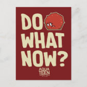 Aqua Teen Hunger Force Meatwad "Do What Now?" Briefkaart (Voorkant)