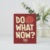 Aqua Teen Hunger Force Meatwad "Do What Now?" Briefkaart (Staand voorkant)