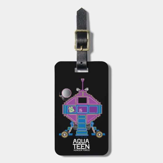 Aqua Teen Hunger Force Mooninites Car Bagagelabel (Voorkant verticaal)