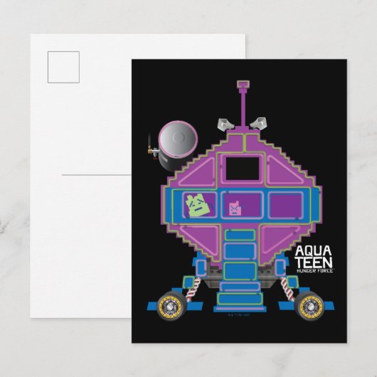 Aqua Teen Hunger Force Mooninites Car Briefkaart (Voorkant / Achterkant)