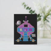 Aqua Teen Hunger Force Mooninites Car Briefkaart (Staand voorkant)