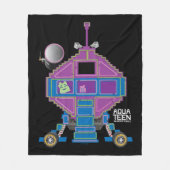 Aqua Teen Hunger Force Mooninites Car Fleece Deken (Voorkant)