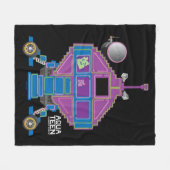 Aqua Teen Hunger Force Mooninites Car Fleece Deken (Voorkant (Horizontaal))