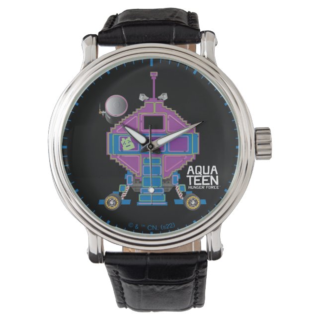 Aqua Teen Hunger Force Mooninites Car Horloge (Voorkant)