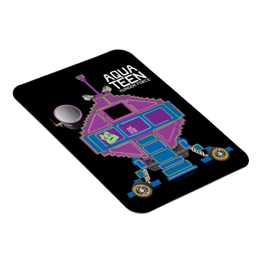 Aqua Teen Hunger Force Mooninites Car Magneet (Rechterzijde)