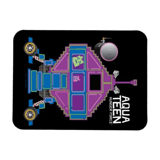 Aqua Teen Hunger Force Mooninites Car Magneet (Horizontaal)