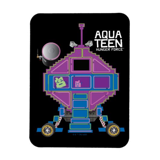 Aqua Teen Hunger Force Mooninites Car Magneet (Verticaal)