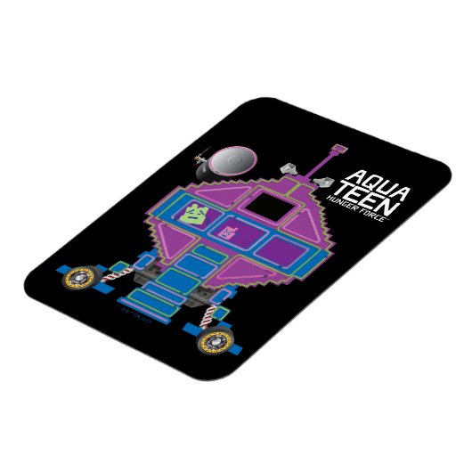 Aqua Teen Hunger Force Mooninites Car Magneet (Linkerzijde)