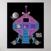 Aqua Teen Hunger Force Mooninites Car Poster (Voorkant)