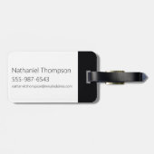 Aqua Teen Hunger Force Mooninites Game Logo Bagagelabel (Achterkant horizontaal)