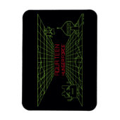 Aqua Teen Hunger Force Mooninites Game Logo Magneet (Verticaal)