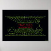 Aqua Teen Hunger Force Mooninites Game Logo Poster (Voorkant)