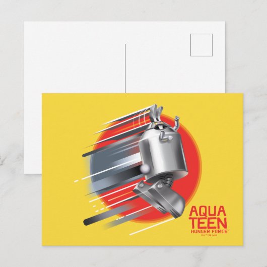 Aqua Teen Hunger Force Rabbot Briefkaart (Voorkant / Achterkant)