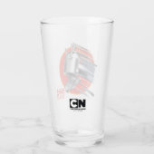 Aqua Teen Hunger Force Rabbot Glas (Achterkant)