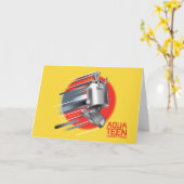 Aqua Teen Hunger Force Rabbot Kaart (Gele Bloem)