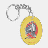 Aqua Teen Hunger Force Rabbot Sleutelhanger (Voorkant Links)