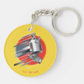 Aqua Teen Hunger Force Rabbot Sleutelhanger (Achterkant)