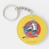 Aqua Teen Hunger Force Rabbot Sleutelhanger (Voorkant)