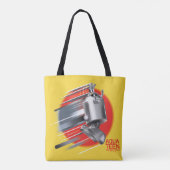 Aqua Teen Hunger Force Rabbot Tote Bag (Achterkant)