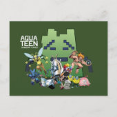 Aqua Teen Hunger Force Villains Briefkaart (Voorkant)