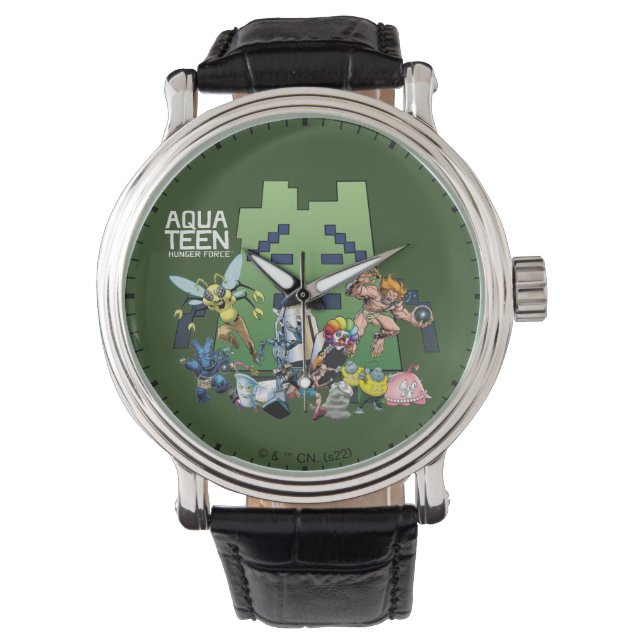 Aqua Teen Hunger Force Villains Horloge (Voorkant)
