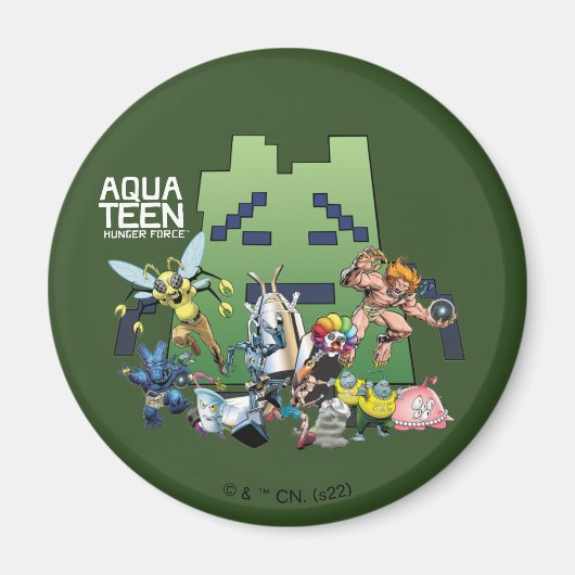 Aqua Teen Hunger Force Villains Magneet (Voorkant)