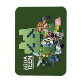 Aqua Teen Hunger Force Villains Magneet (Verticaal)
